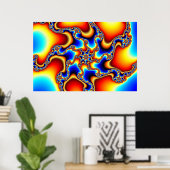 脆性 – フラクタルポスター ポスター (ホームオフィス)