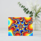 脆性 – フラクタル葉書 ポストカード (スタンド正面)