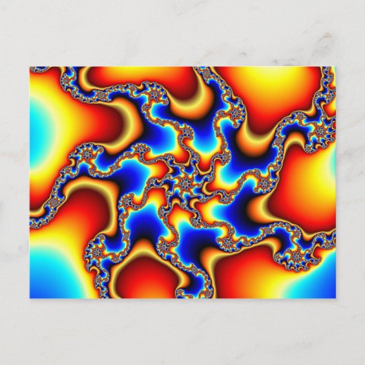 脆性 – フラクタル葉書 ポストカード (正面)