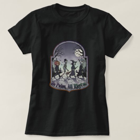 脈なしかつリズムのみ Tシャツ (デザイン正面)