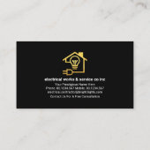 脈動電波稲妻 名刺 (裏面)