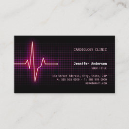 脈拍の心拍の心臓学の名刺 名刺