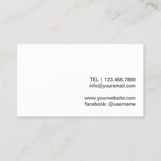 脊柱のカイロプラクターのカイロプラクティックのセラピスト 名刺 (裏面)