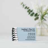 脊柱のカイロプラクティックの名刺 名刺 (スタンド正面)