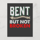 脊柱の横方向曲線おもしろい医療認識度 ポストカード (正面)