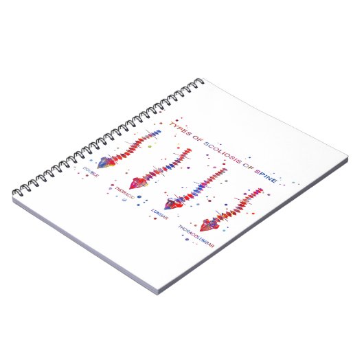 脊柱の脊柱側彎症のタイプ ノートブック (左側)