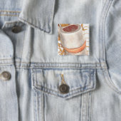 脊柱のinvertebralディスクの閉めて下さい 缶バッジ (インサイチュ)