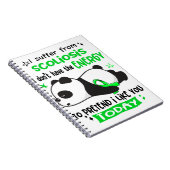 脊柱側弯認識度月型リボンギフト ノートブック (右側)