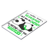 脊柱側弯認識度月型リボンギフト ノートブック (左側)