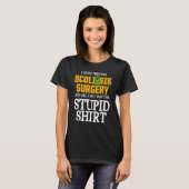 脊柱症認識度スクリオチック戦士サバイバー5 Tシャツ (正面フル)