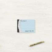 脊椎と山かパーソナライズされたっこ(Post-It)のメモ ポストイット (デスク上)