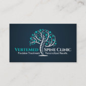 脊椎の木 – 脊椎健康 名刺 (正面)