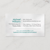 脊椎の木 – 脊椎健康 名刺 (裏面)