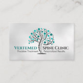 脊椎の木 – 脊椎健康 名刺 (正面)