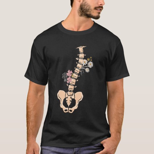 脊椎の椎骨の医学生の将来の背骨のsurg tシャツ (正面)