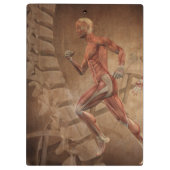 脊椎を持つ人間の解剖学 クリップボード (裏面)