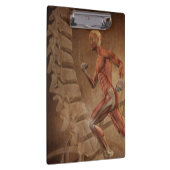 脊椎を持つ人間の解剖学 クリップボード (右)