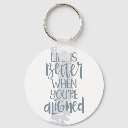 脊椎キーチェーン、カイロプラクティックギフト、カイロプラクティック キーホルダー (正面)