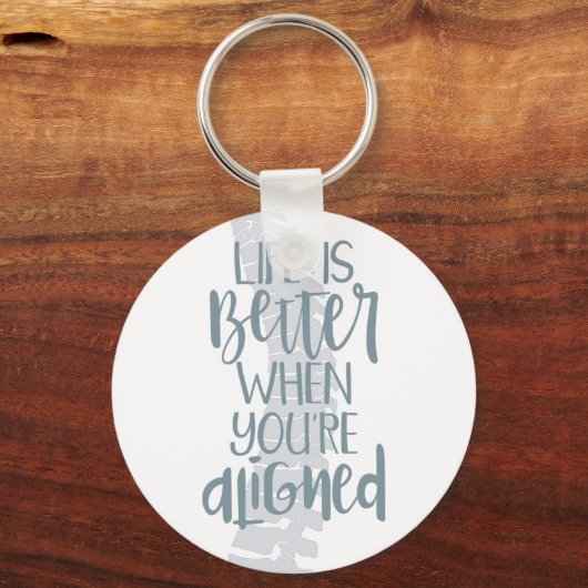 脊椎キーチェーン、カイロプラクティックギフト、カイロプラクティック キーホルダー (正面)