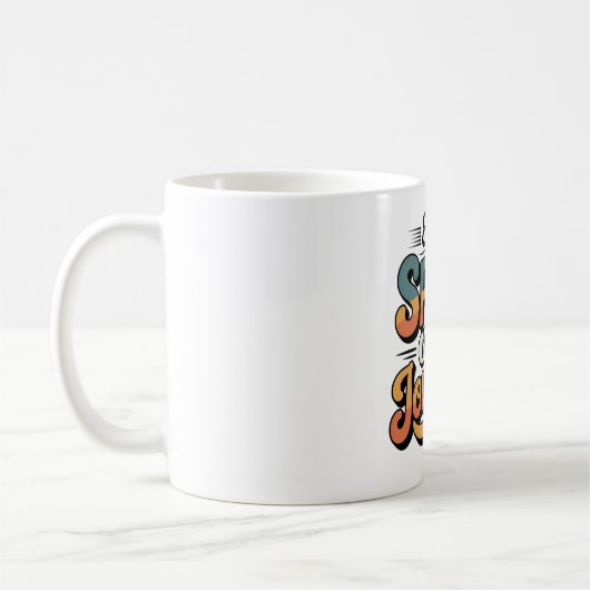 脊椎ケアの旅と身体の整列 コーヒーマグカップ (左)