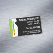 脊椎シルエットカイロプラクティックカイロプラクター マグネット名刺 (インサイチュ)