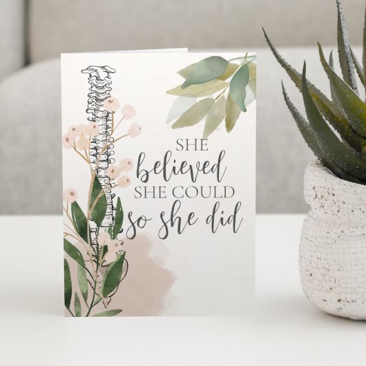 脊椎フローラ卒業カード、卒業カード、 カード