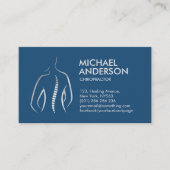 脊椎健康 – カイロプラクティックアポイントメント事業  名刺 (正面)