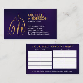 脊椎健康 – カイロプラクティック   AppointmentBusiness 名刺