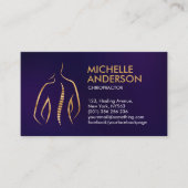 脊椎健康 – カイロプラクティック   AppointmentBusiness 名刺 (正面)