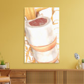 脊椎内の脊椎円板のクローズアップ キャンバスプリント (インサイチュ (リビング))