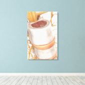 脊椎内の脊椎円板のクローズアップ キャンバスプリント (インサイチュ (ウッドフロア))