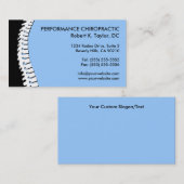 脊椎切り出しカイロプラクティック名刺 名刺 (正面/裏面)