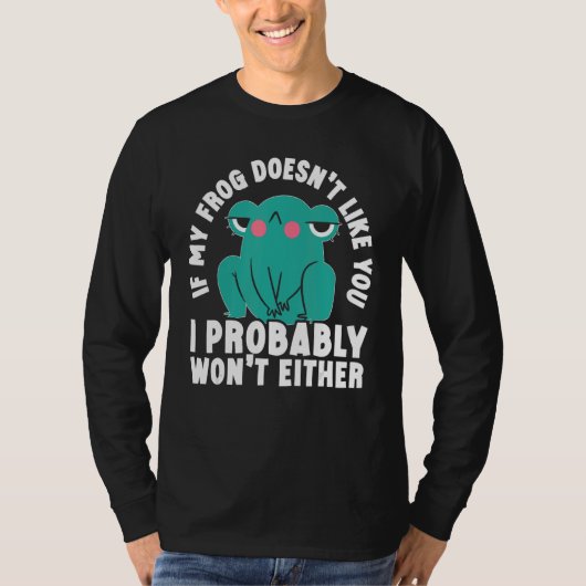 脊椎動物 両生類 エキゾチックアニマル カエル Tシャツ (正面)