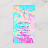 脊椎整形外科ドクターパープル 名刺 (裏面)