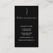 脊椎整形外科病院 名刺 (裏面)