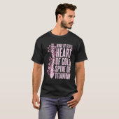 脊椎症戦士の脊椎症外科的回復 Tシャツ (正面フル)