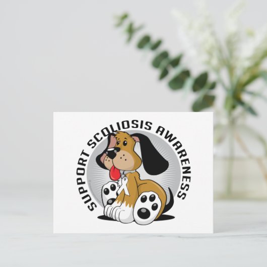 脊椎症犬 ポストカード (スタンド正面)