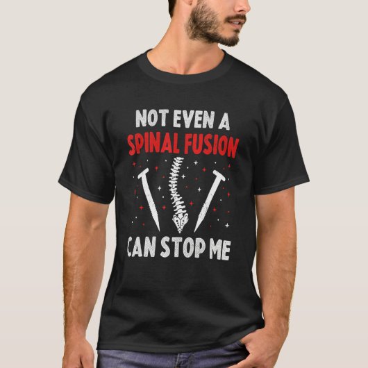 脊椎融合外科整形外科 Tシャツ (正面)