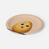 「脊索パーティープレート」 ペーパープレート (アングル)