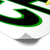 脊髄の損傷が間違った亀裂でめちゃくちゃになった ポスター (角)