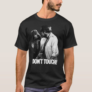 脊髄タップ「TOUCHするな！」 ムービー引用文 Tシャツ