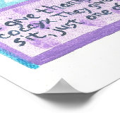 脊髄ポスタ与えー感謝してい – 椎用 ポスター (角)