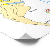 脊髄亜脱臼カイロプラクティックポスター ポスター (角)