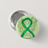 脊髄損傷エンジェル認識度リボンピン 缶バッジ (正面&裏面)