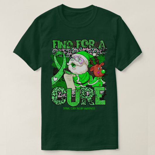 脊髄損傷認識度ヒョウ Tシャツ (デザイン正面)