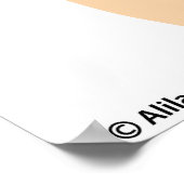 脊髄解剖学、ラベル付きスケッチ。 ポスター (角)