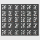 脚おもしろい切断プロテーゼユーモア ラッピングペーパー (フラット)