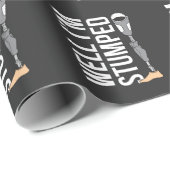 脚おもしろい切断プロテーゼユーモア ラッピングペーパー (ロールコーナー)