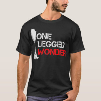 脚おもしろい切断1脚疑問に思脚切断 Tシャツ