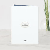 脚が折れたテディベアは間もなく元気になる カード (裏面)